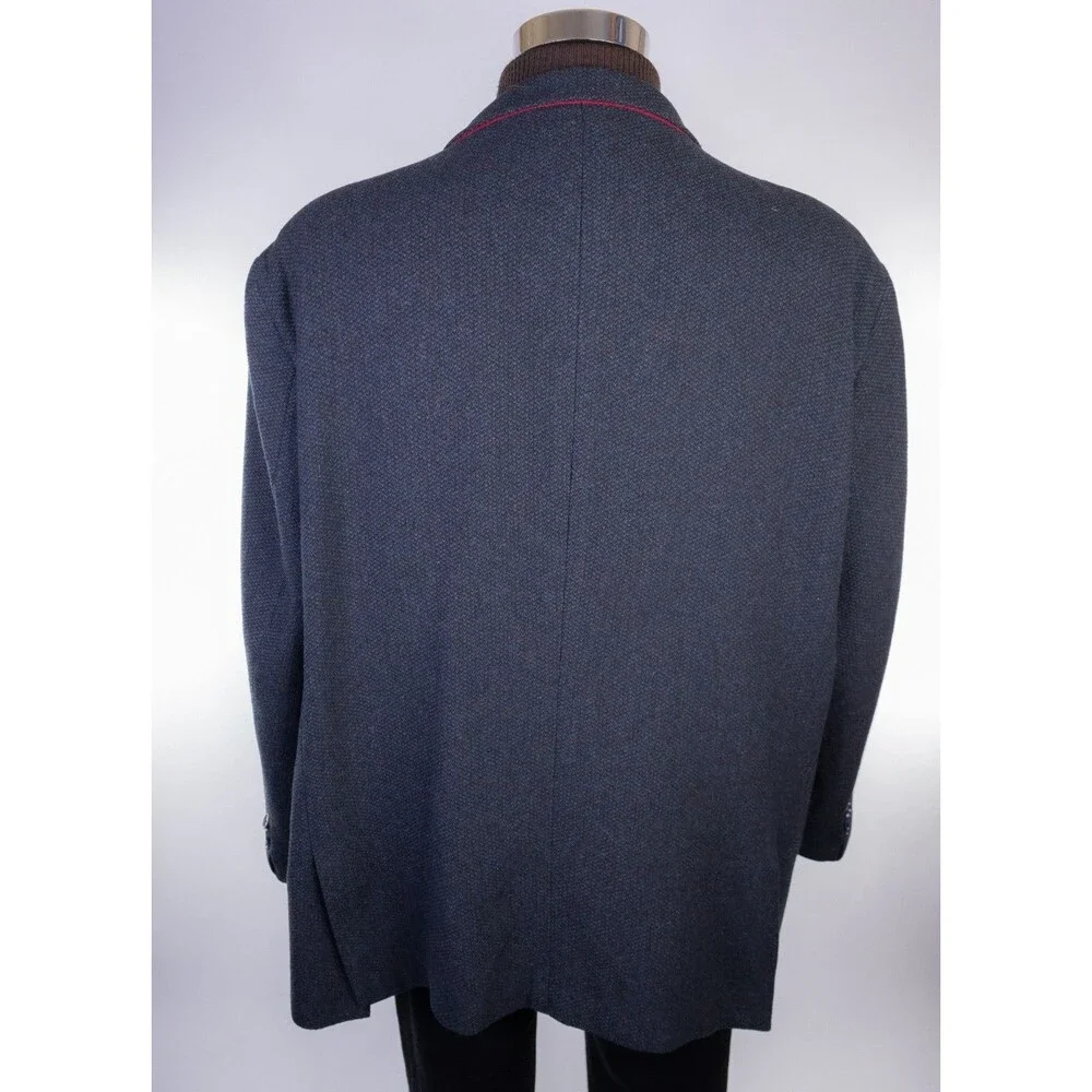 TOMMY HILFIGER Mens Wool Blazer Sport Coat Casual Jacket Size 58L Classic